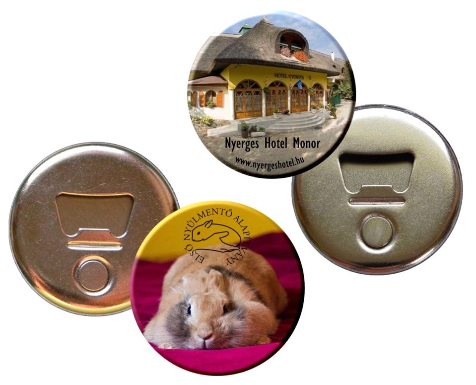 Fém sörnyitós hűtőmágnes