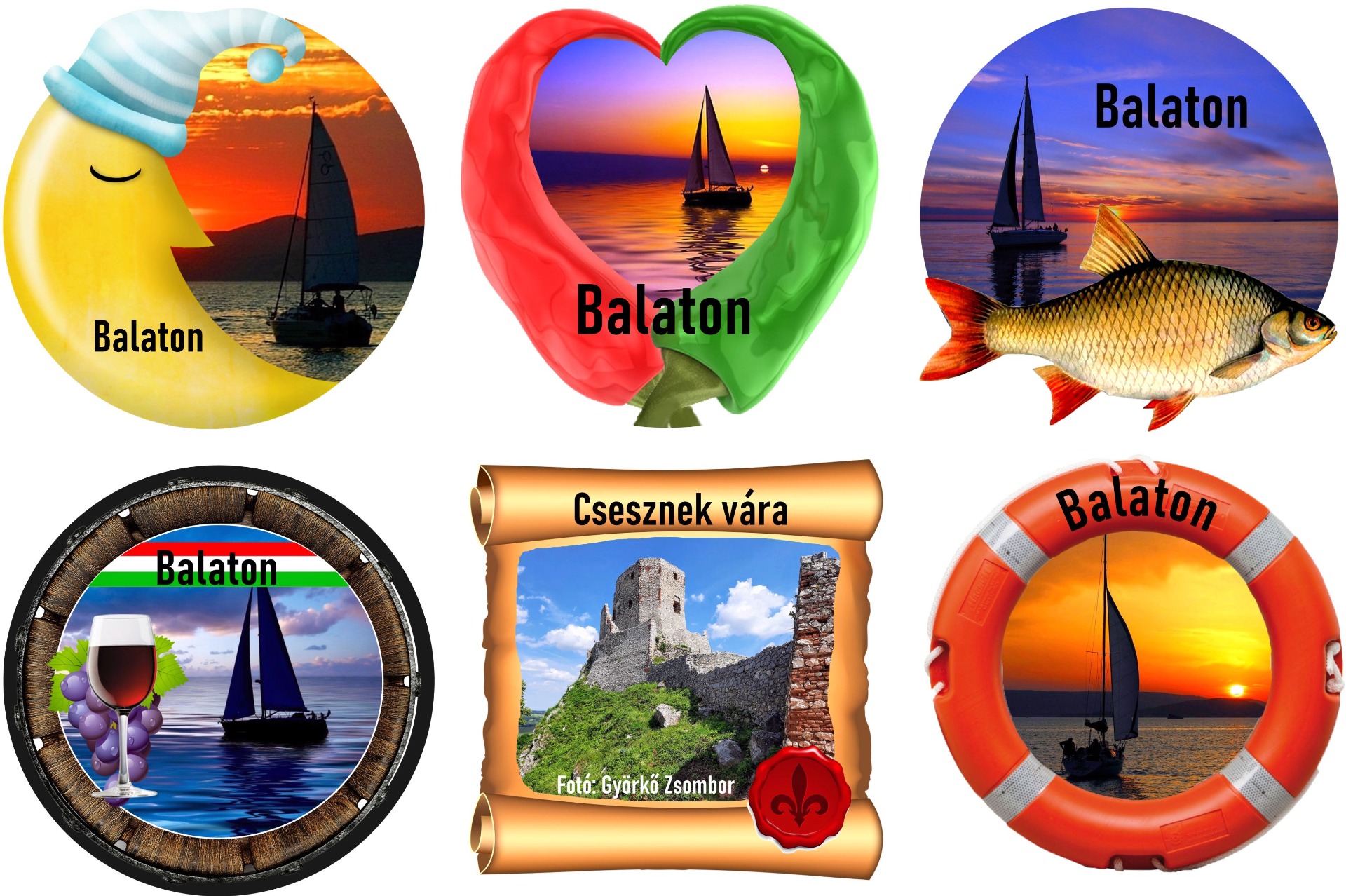 Fa forma közepes mágnes